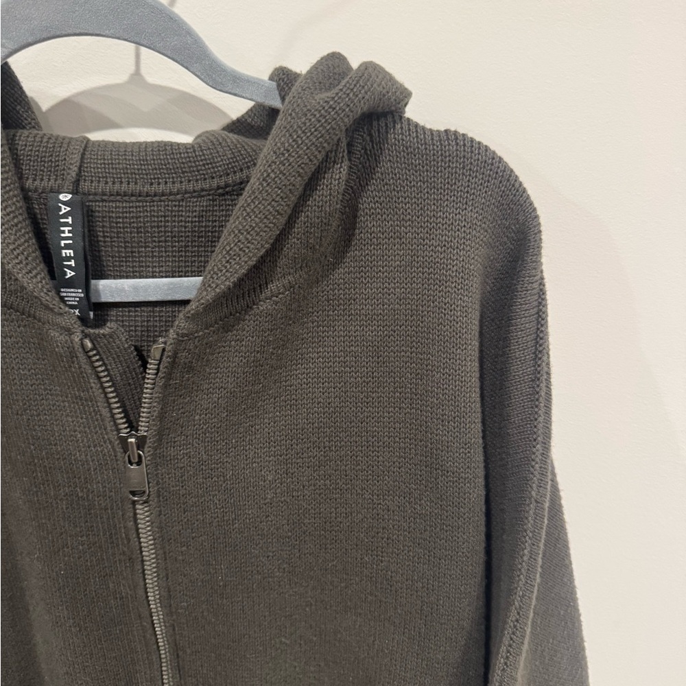 Athleta Hooded Sweater Knit 2X - Picture 2 of 6
